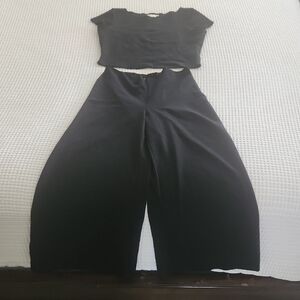 LG Black Wide Leg Pants & Jumpsuits